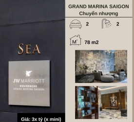 CẦN BÁN CHƯNG CƯ CAO CẤP GRAND MARINA SAIGON